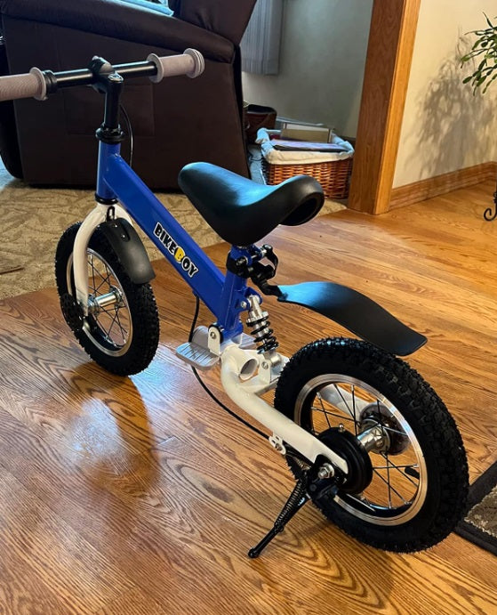 Bicicleta para Niños, 2 en 1 aro 14, Pedales y balance. Azul