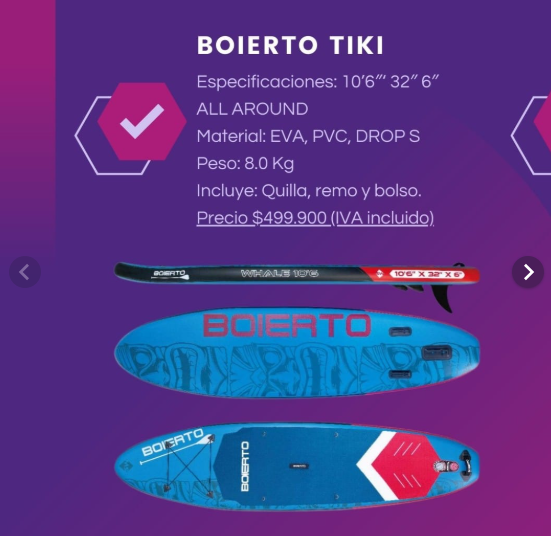 SUP TiKI 10,6 x 32" x 6"