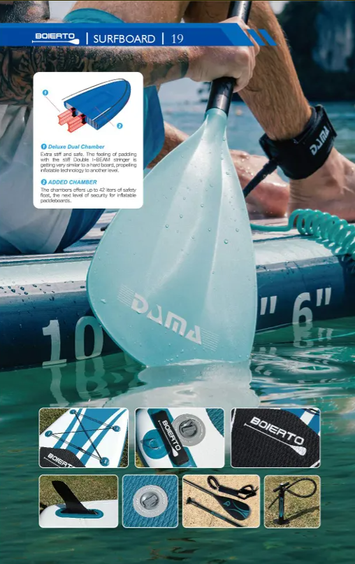 SUP 11.5" x 31" x 6" doble Cámara