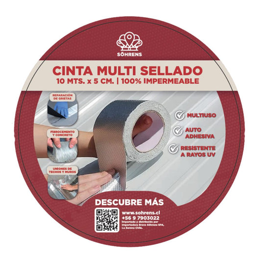 Cinta tapa gotera 10cm x 10m