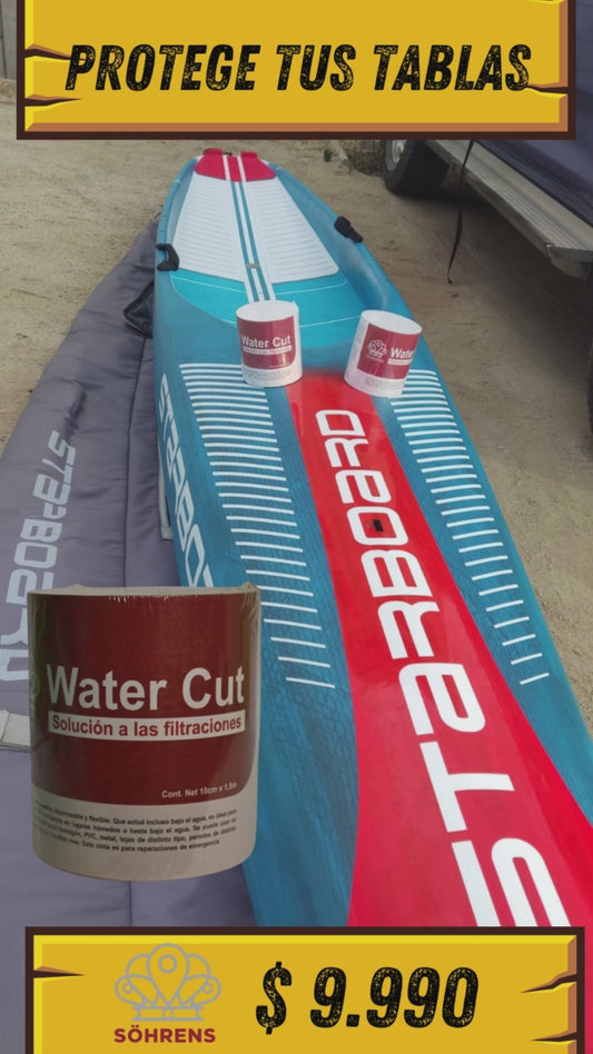 Cinta Water Cut 10cm x 1,5 metros transparente